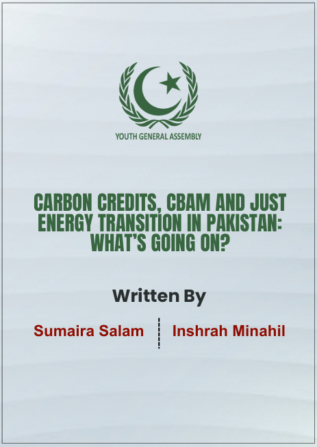 Carbon Credits, CBAM, and the Just Energy Transition in Pakistan – What’s Going On? by Sumaira Salam & Inshrah Minahil